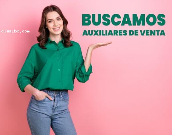 BUSCAMOS AUXILIARES DE VENTA