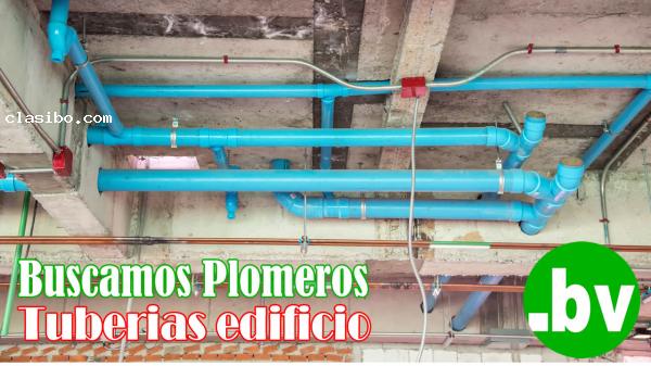 Buscamos plomeros para instalación de tuberías en edificio - Ciudad La Paz